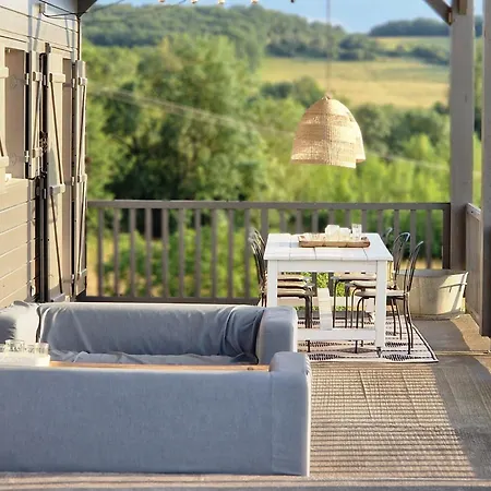 فيلة Maison Colline - With Pool And Stunning View Saint-Étienne-de-Villeréal